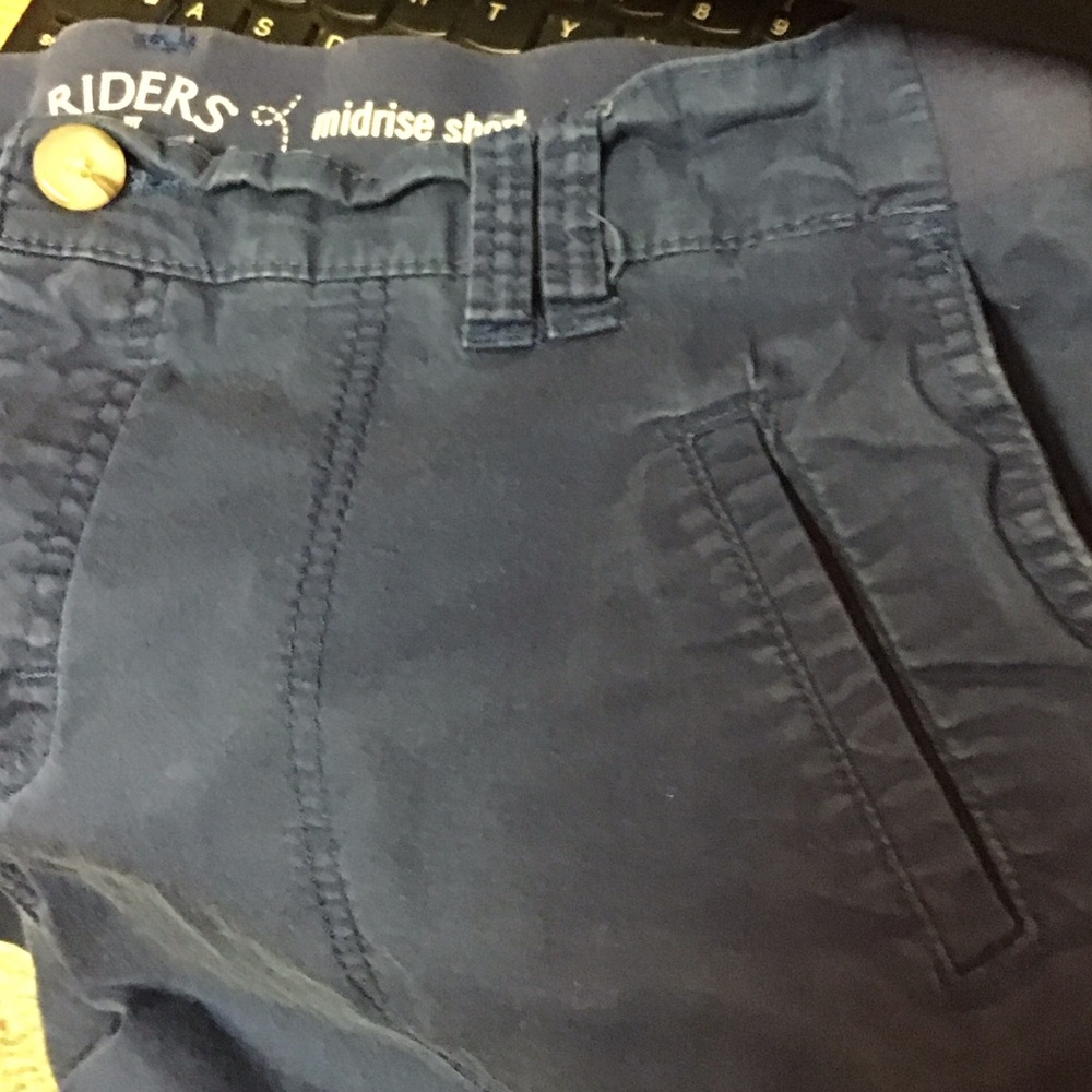 Riders by Lee - BLUE, DOUBLE POCKETS Shorts, ,